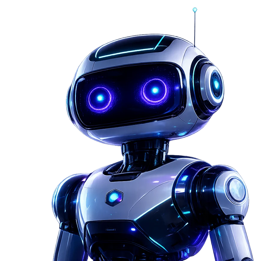 Robot IA futurista MIPYME S.A.S